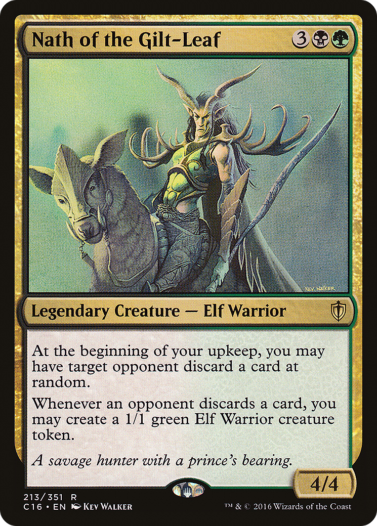 Nath of the Gilt-Leaf (C16-213) [Commander 2016]