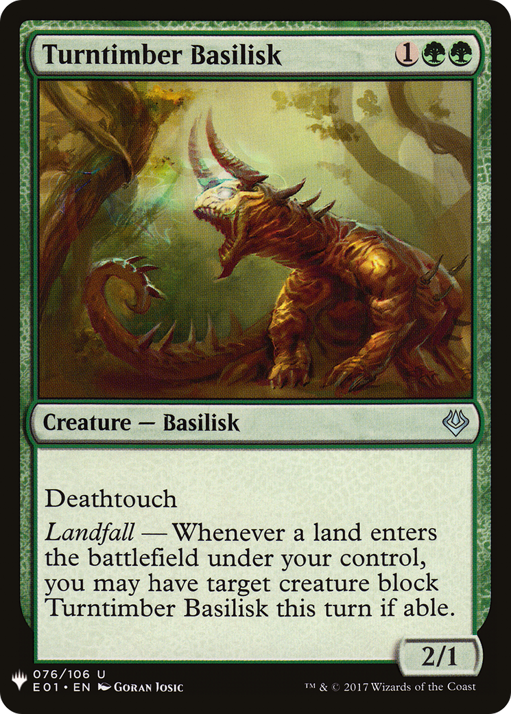 Turntimber Basilisk (LIST-E01-76) [The List]