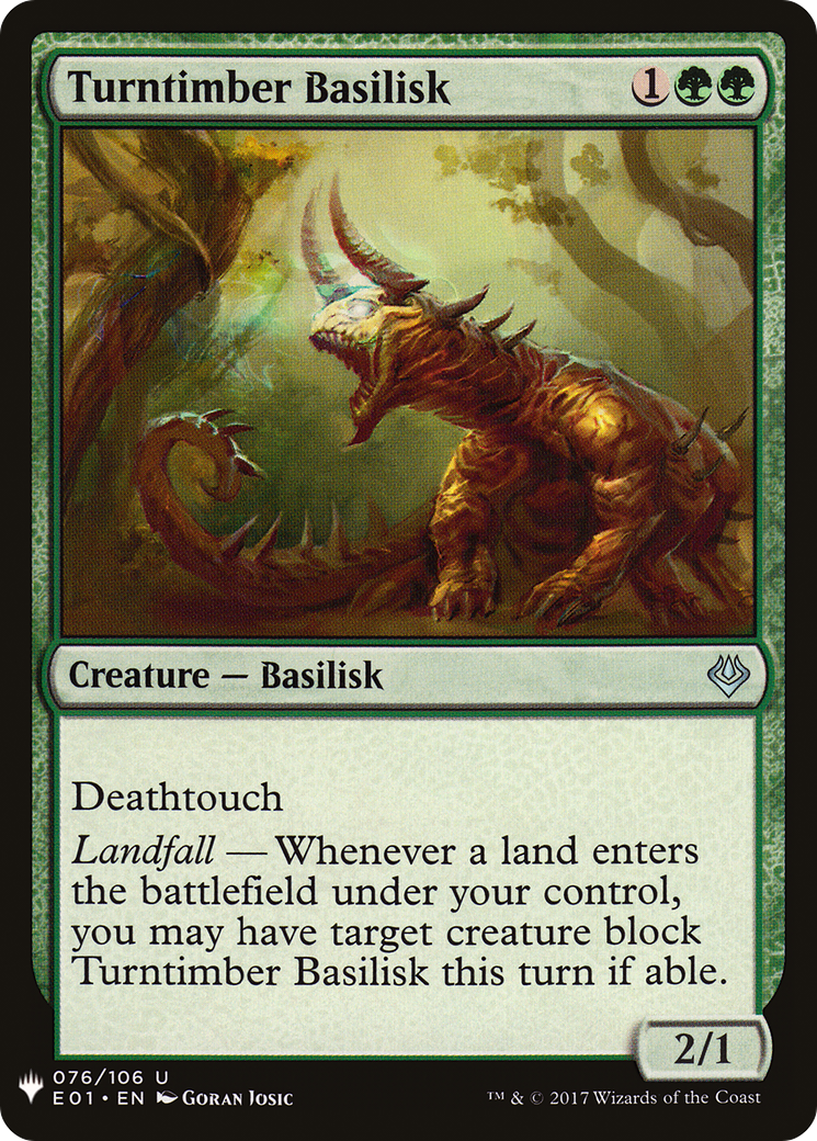 Turntimber Basilisk (LIST-E01-76) [The List]