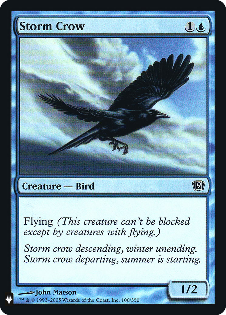 Storm Crow (LIST-9ED-100) [The List] Foil