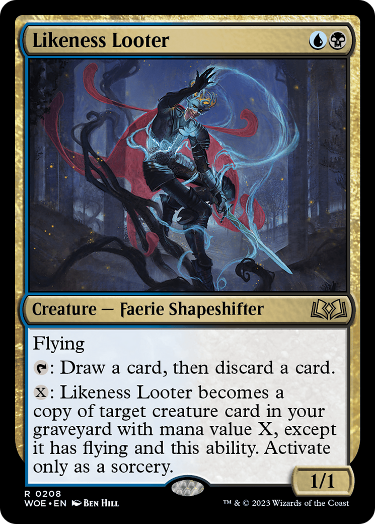 Likeness Looter (WOE-208) [Wilds of Eldraine] Foil
