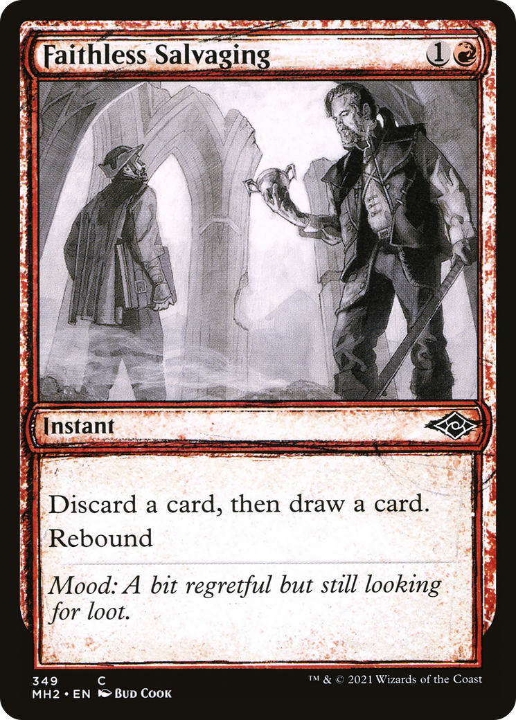 Faithless Salvaging (MH2-349) [Modern Horizons 2]: (Showcase)
