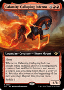 Calamity, Galloping Inferno (OTJ-330) [Outlaws of Thunder Junction]: (Extended Art) Foil