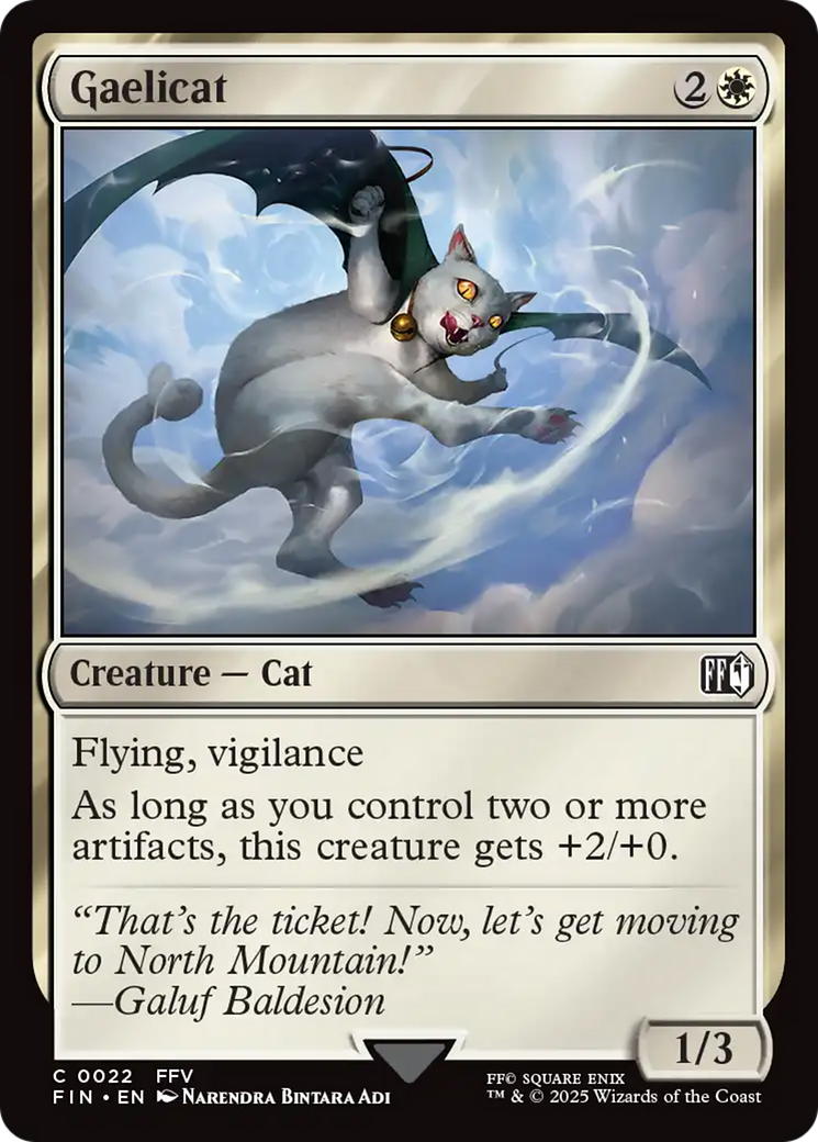 Gaelicat (FIN-022) [FINAL FANTASY] Foil