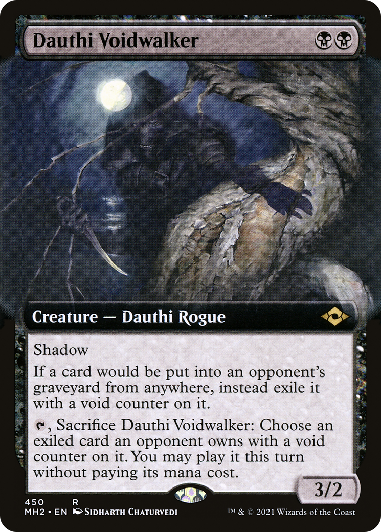 Dauthi Voidwalker (MH2-450) [Modern Horizons 2]: (Extended Art) Foil