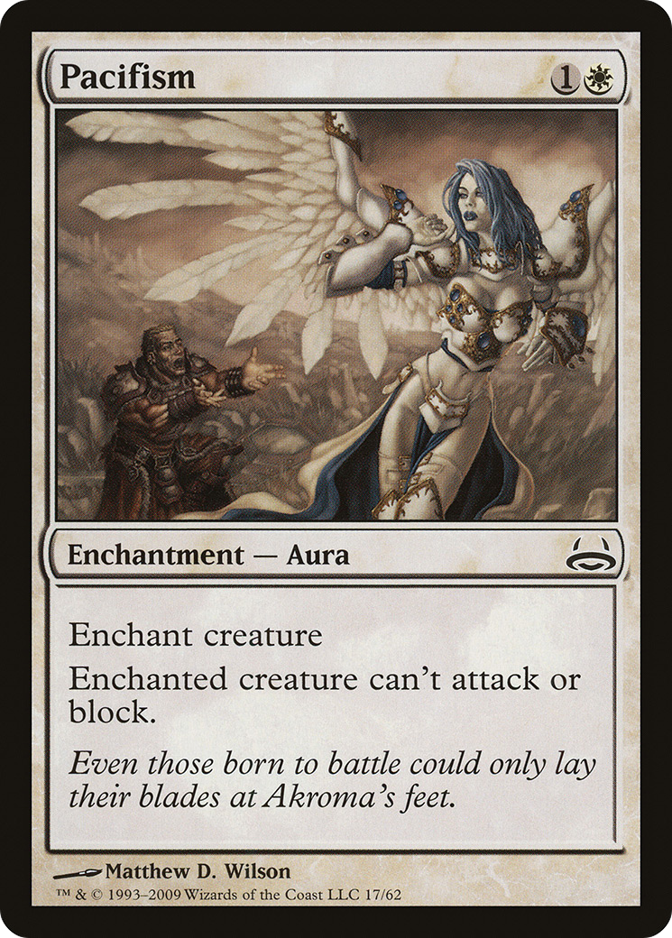 Pacifism (DDC-017) [Duel Decks: Divine vs. Demonic]