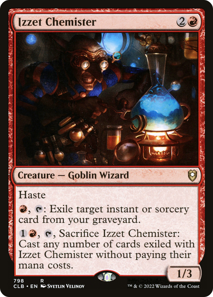 Izzet Chemister (CLB-798) [Commander Legends: Battle for Baldur's Gate]
