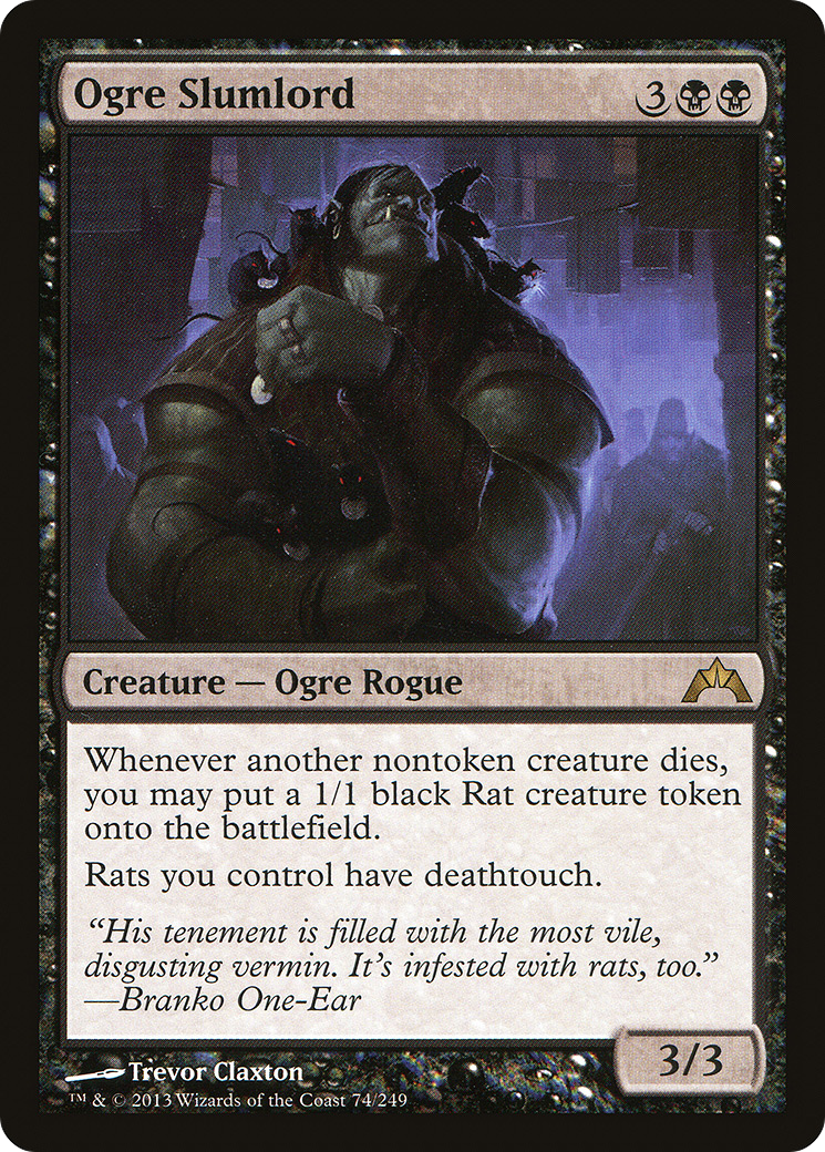 Ogre Slumlord (GTC-074) [Gatecrash] Foil