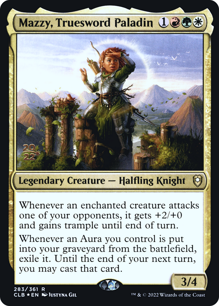 Mazzy, Truesword Paladin (PRE-283S) [Battle for Baldur's Gate Promos] Foil