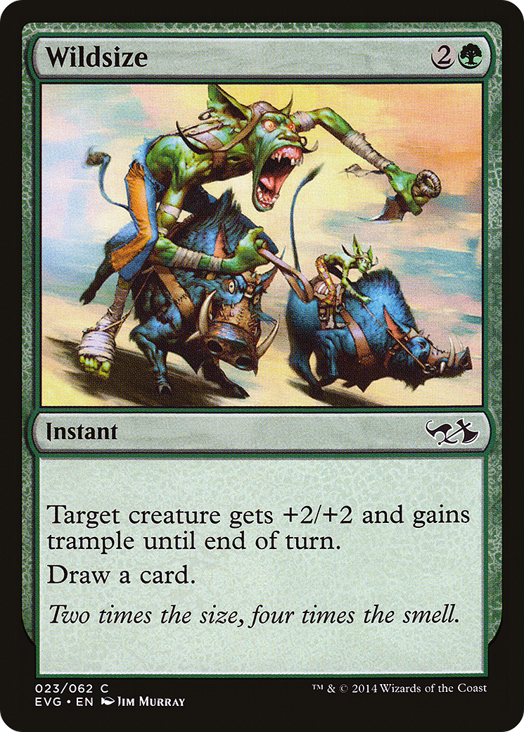 Wildsize (DD3-023) [Duel Decks Anthology: Elves vs. Goblins]