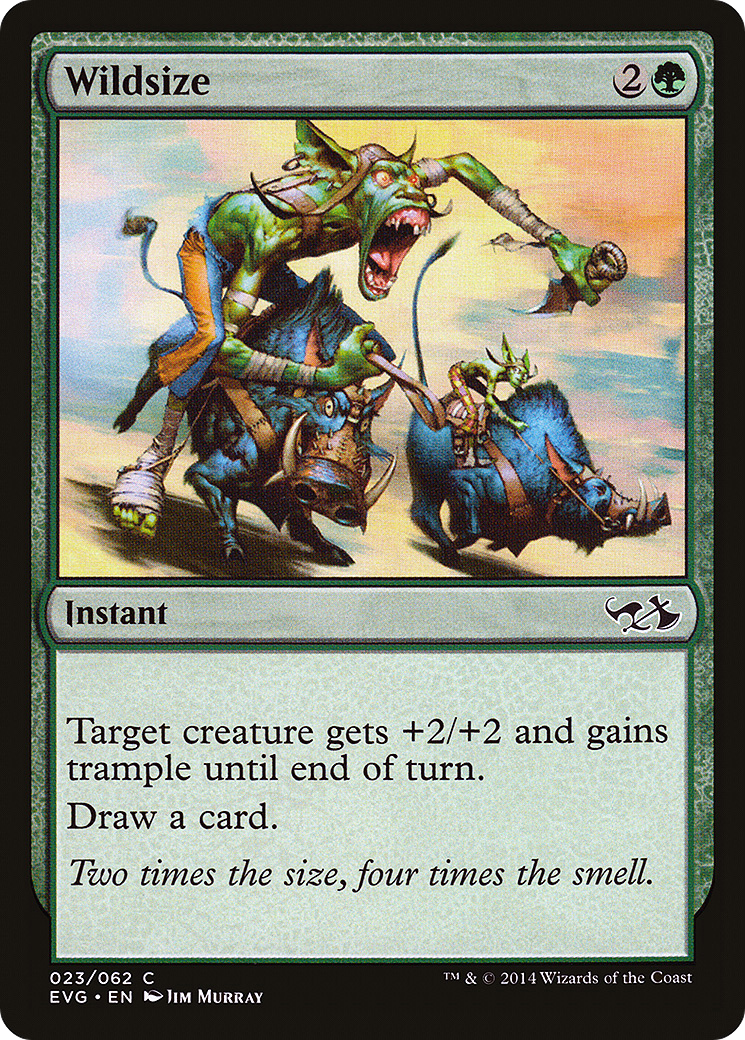 Wildsize (DD3-023) [Duel Decks Anthology: Elves vs. Goblins]