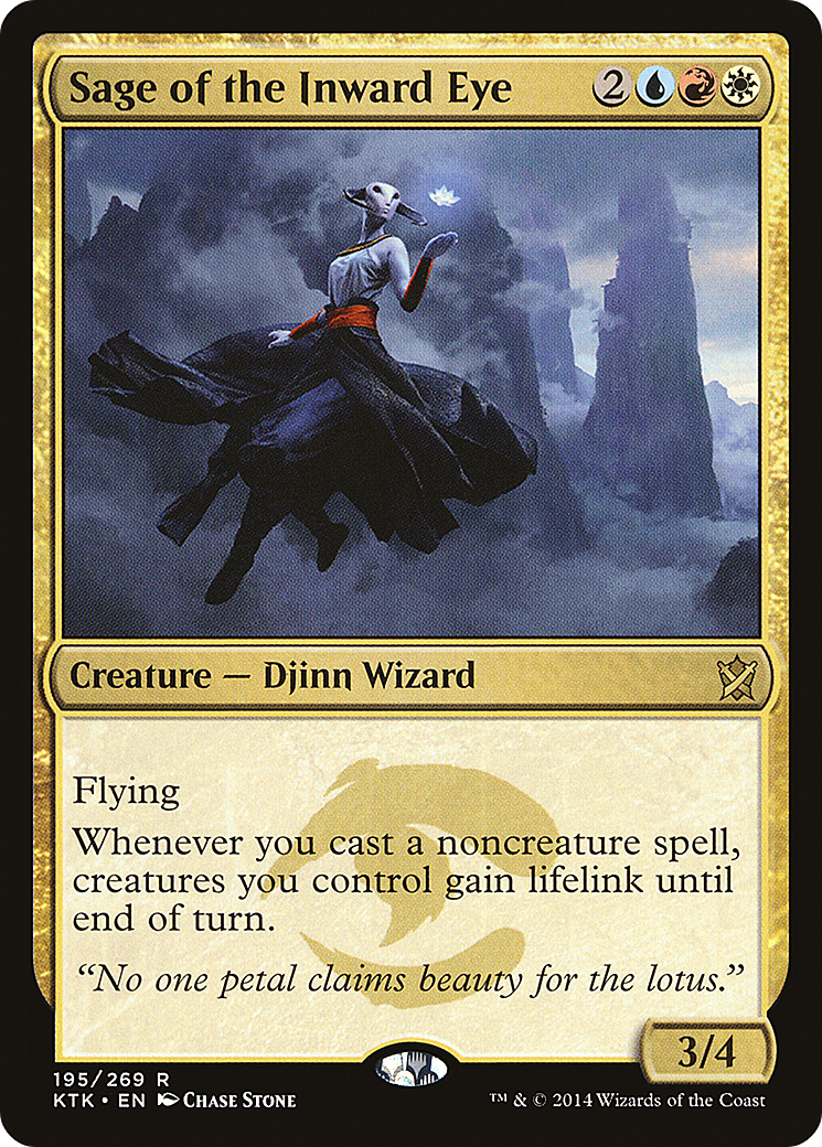 Sage of the Inward Eye (KTK-195) [Khans of Tarkir]