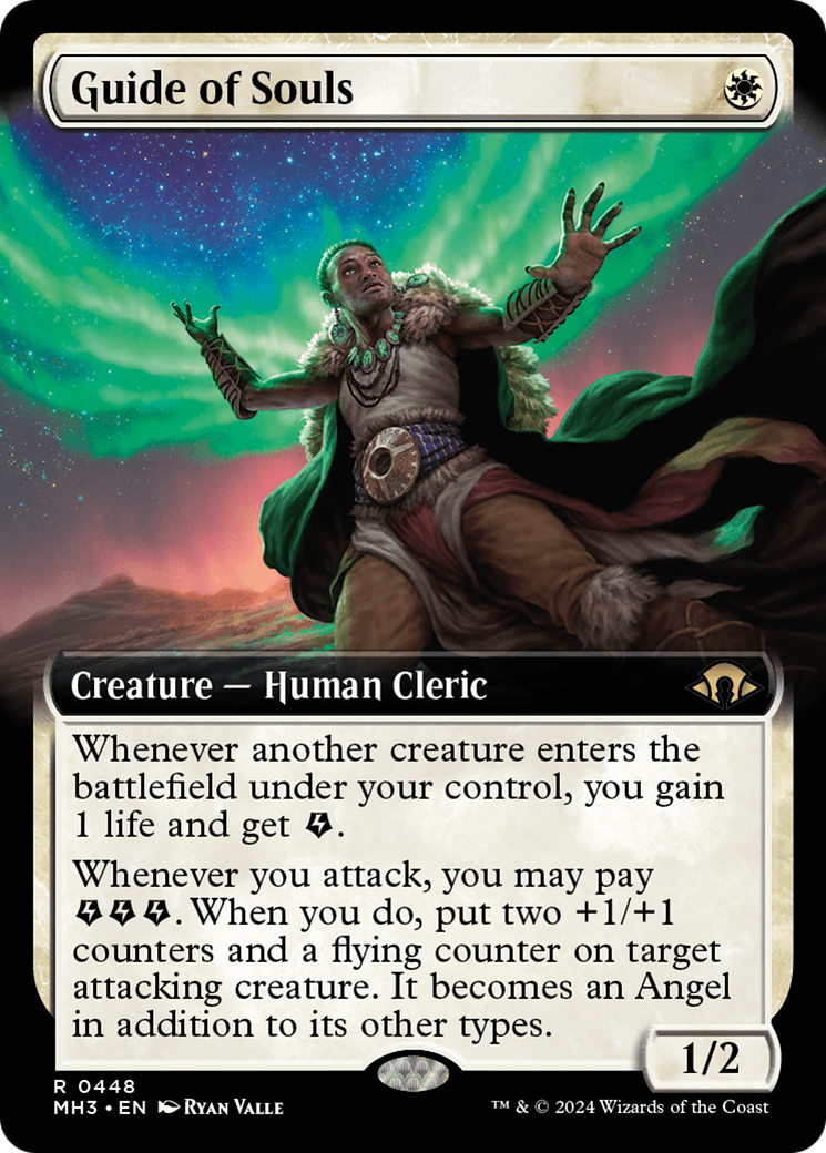 Guide of Souls (MH3-448) [Modern Horizons 3]: (Extended Art) Foil