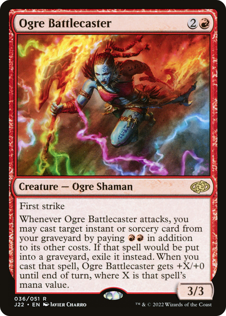 Ogre Battlecaster (J22-036) [Jumpstart 2022]