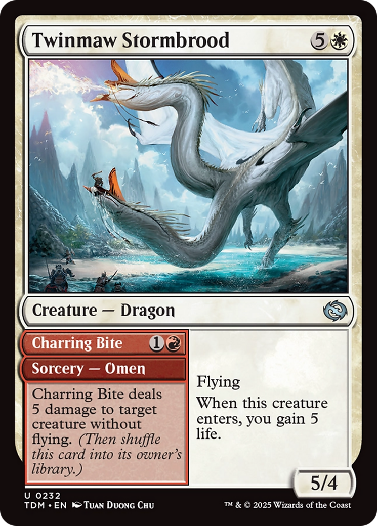 Twinmaw Stormbrood // Charring Bite (TDM-232) [Tarkir: Dragonstorm]