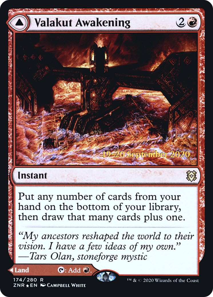 Valakut Awakening (PRE-174S) [Zendikar Rising Promos] Foil