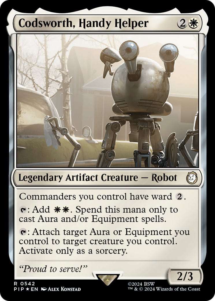Codsworth, Handy Helper (PIP-542) [Fallout] Foil
