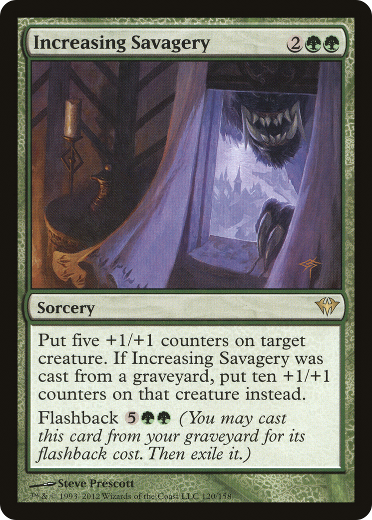 Increasing Savagery (DKA-120) [Dark Ascension]