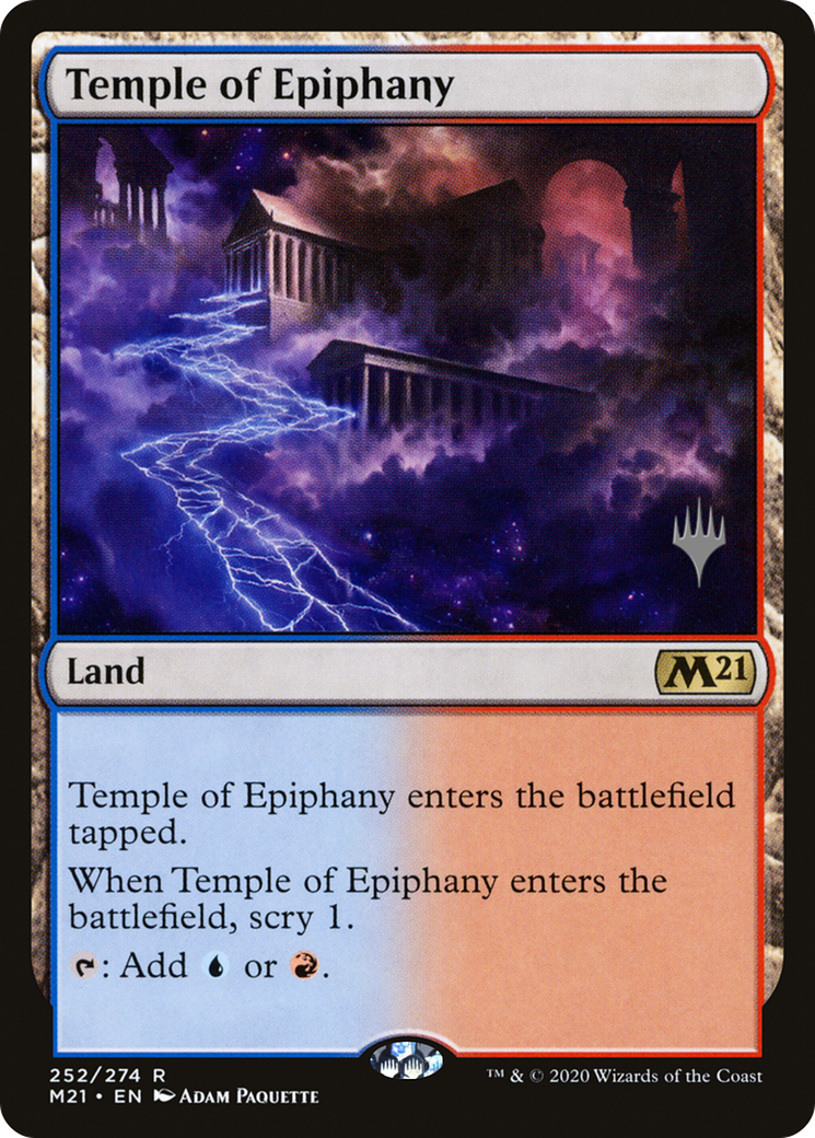 Temple of Epiphany (PPM21-252P) [Core Set 2021 Promos] Foil