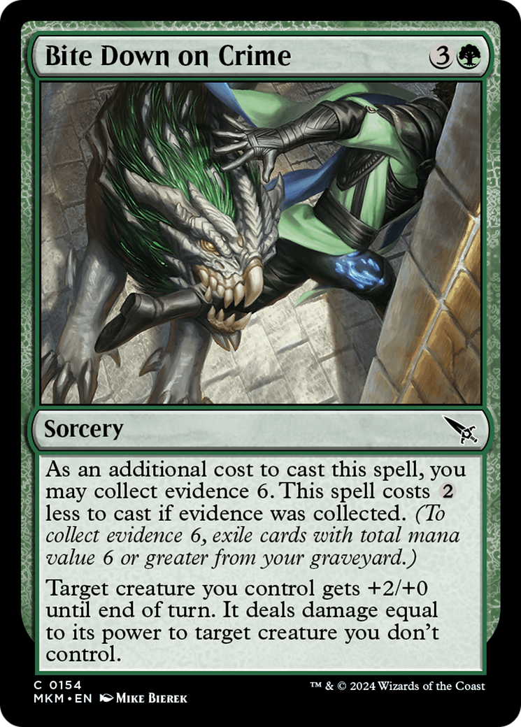 Bite Down on Crime (MKM-154) [Murders at Karlov Manor] Foil
