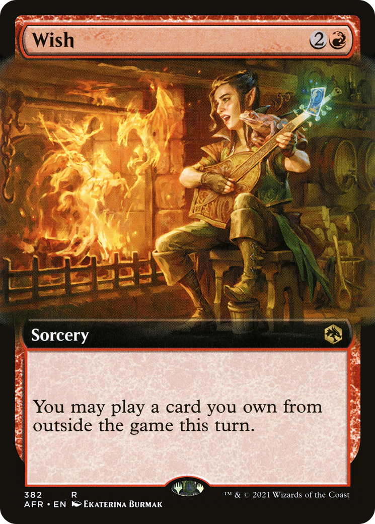 Wish (Extended Art) (AFR-382) [Adventures in the Forgotten Realms]