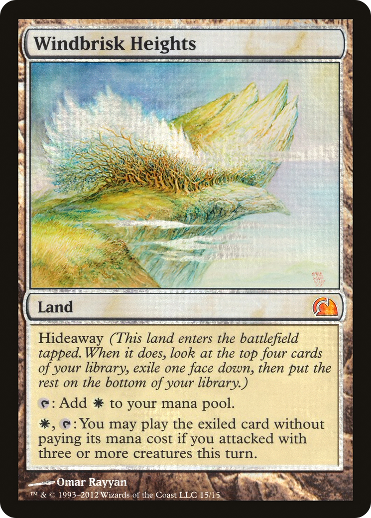 Windbrisk Heights (V12-015) [From the Vault: Realms] Foil