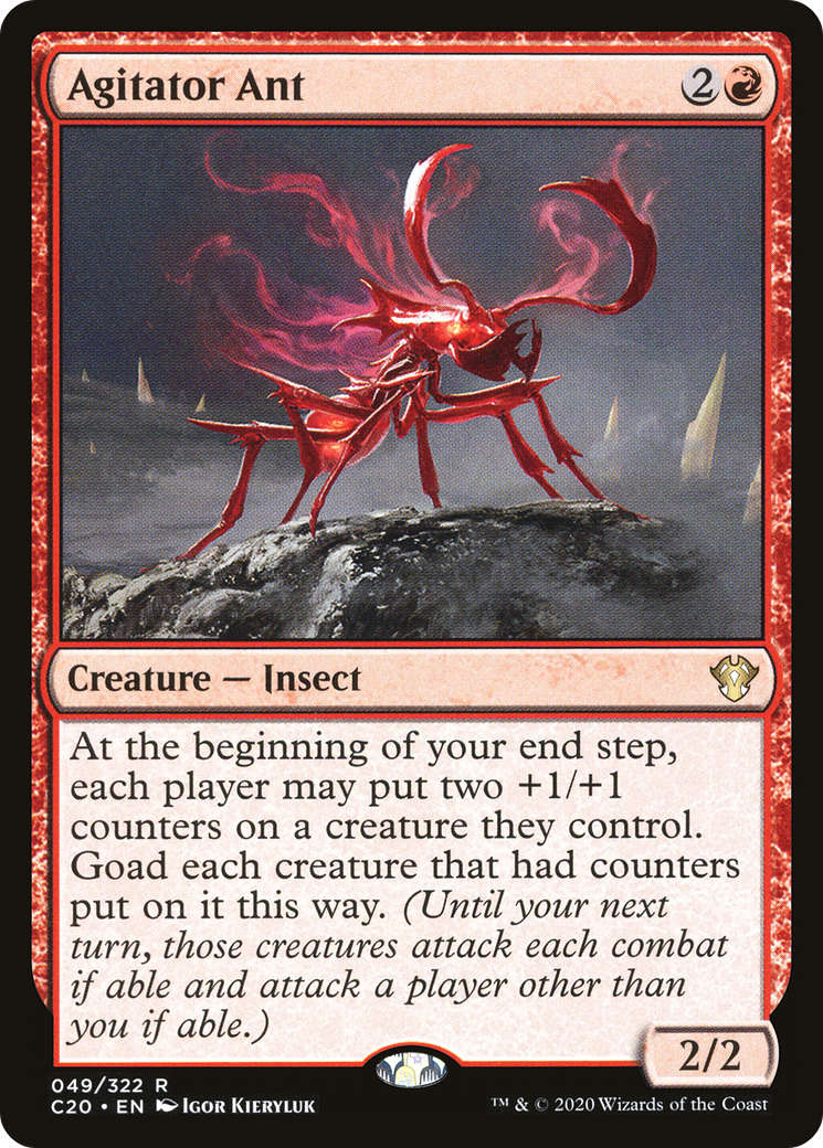 Agitator Ant (C20-049) [Commander 2020]