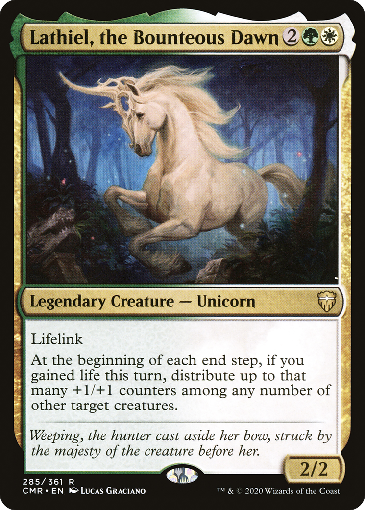 Lathiel, the Bounteous Dawn (CMR-285) [Commander Legends] Foil