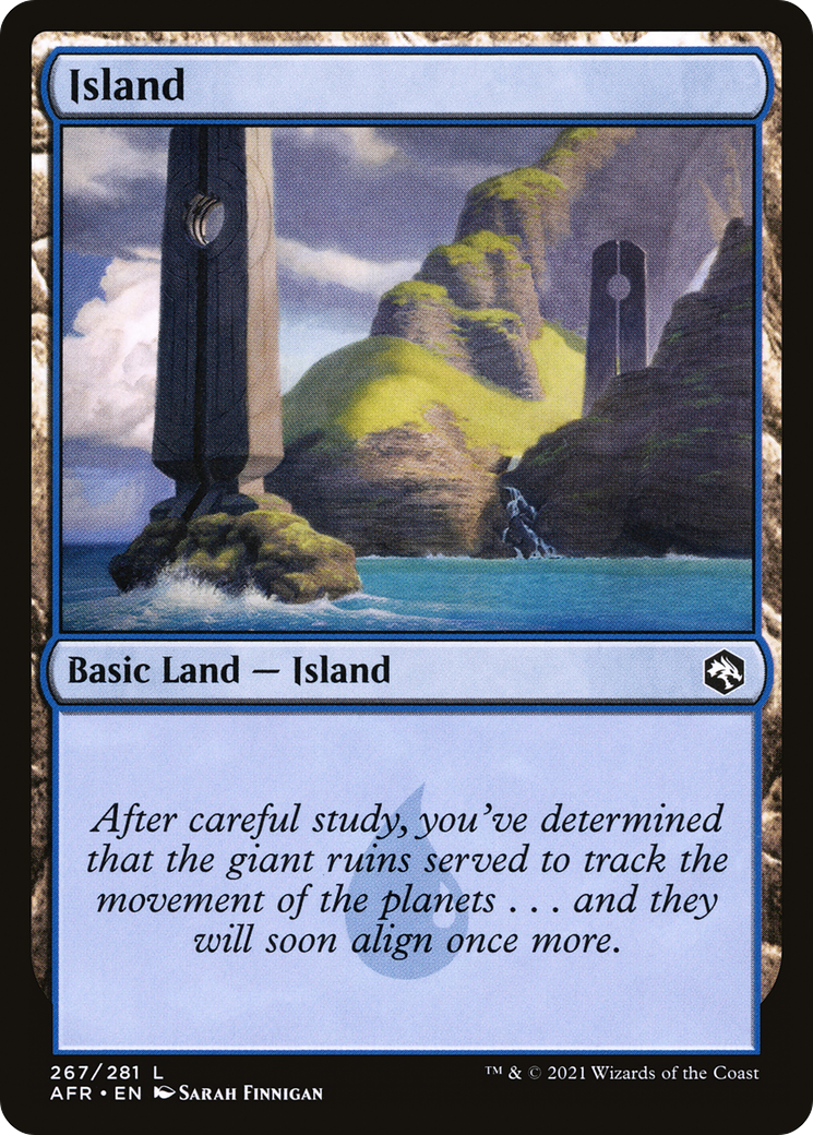 Island (AFR-267) [Adventures in the Forgotten Realms] Foil