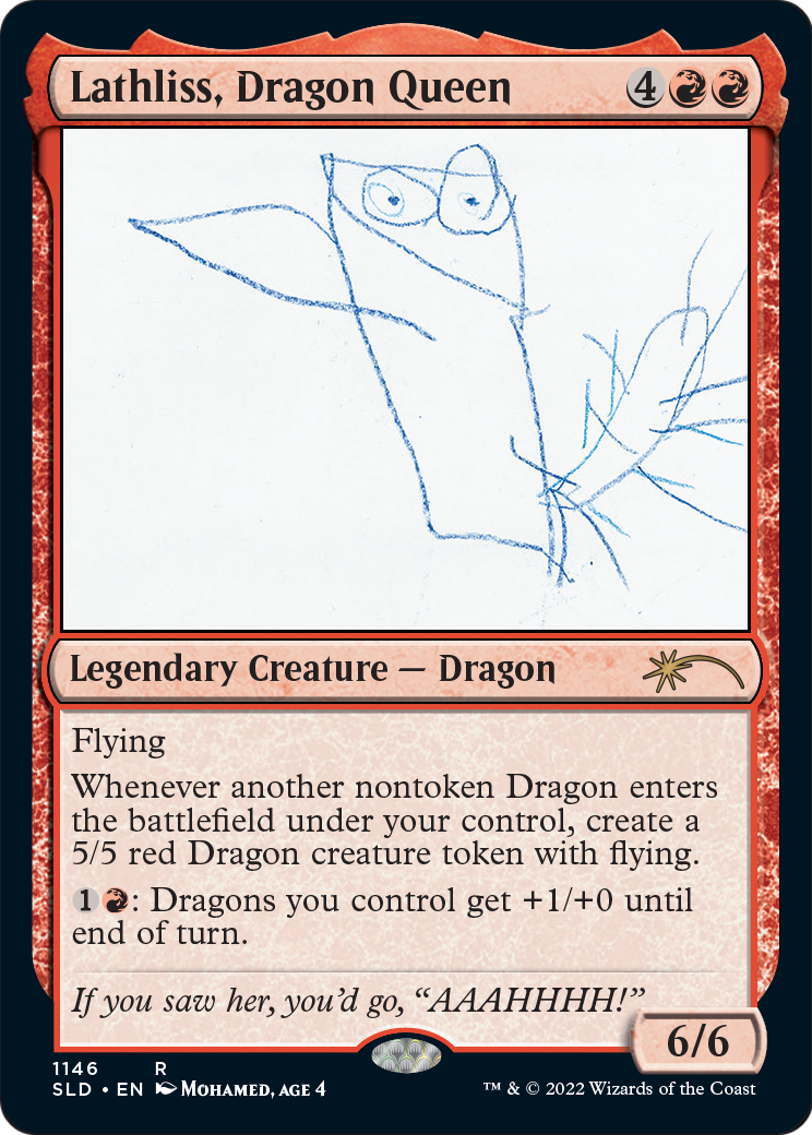 Lathliss, Dragon Queen (SLD-1146) [Secret Lair Drop]