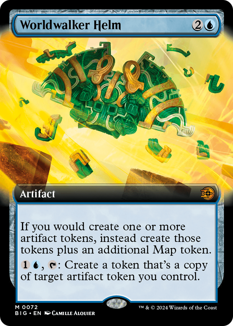 Worldwalker Helm (BIG-072) [The Big Score]: (Extended Art) Foil