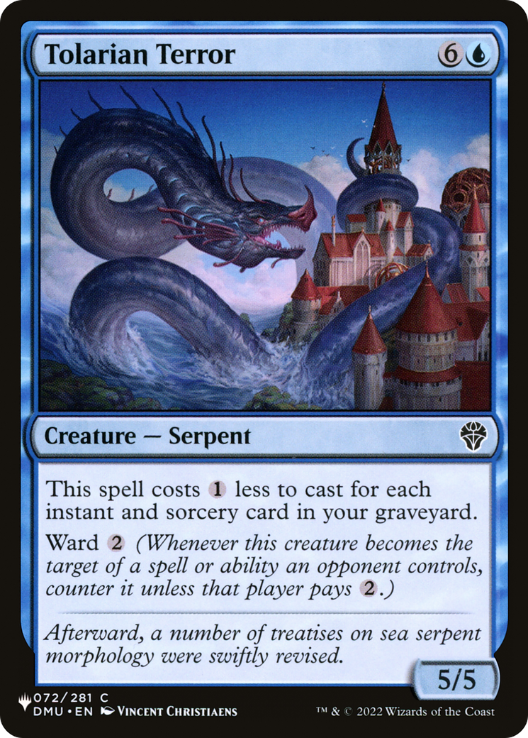 Tolarian Terror (LIST-DMU-72) [The List]