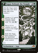 Jugan Defends the Temple (Showcase) (NEO-359) [Kamigawa: Neon Dynasty]