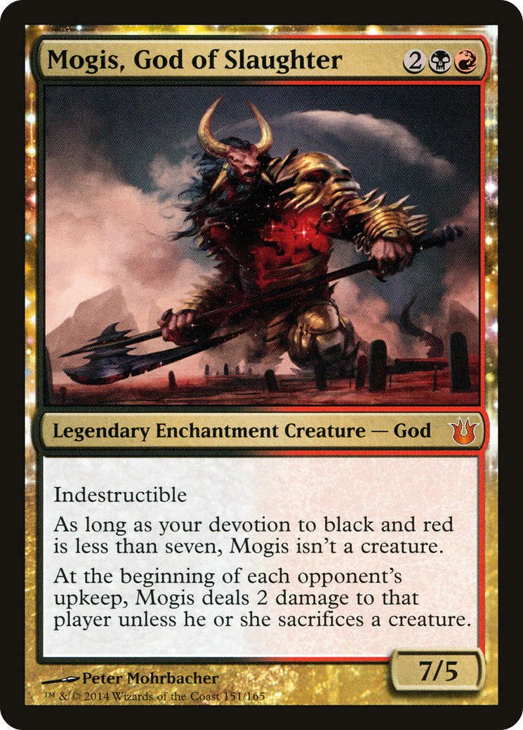 Mogis, God of Slaughter (BNG-151) [Born of the Gods]: (enchantment)