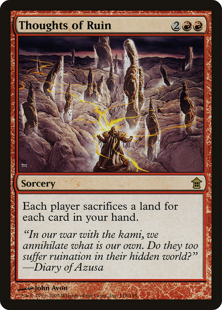 Thoughts of Ruin (SOK-118) [Saviors of Kamigawa] Foil