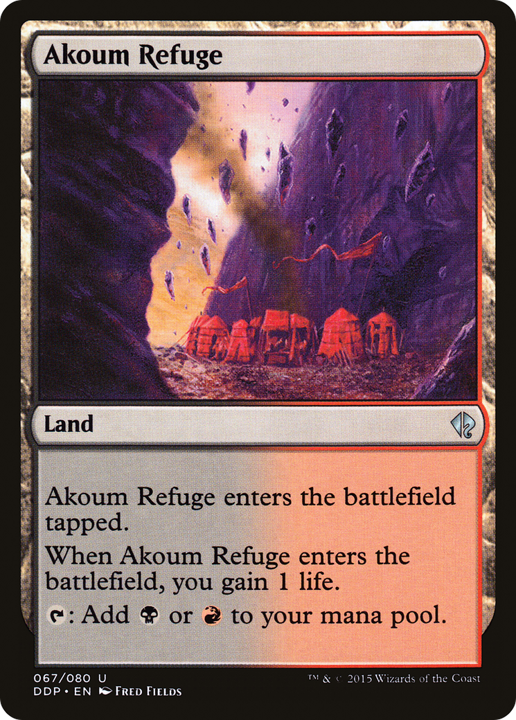 Akoum Refuge (DDP-067) [Duel Decks: Zendikar vs. Eldrazi]
