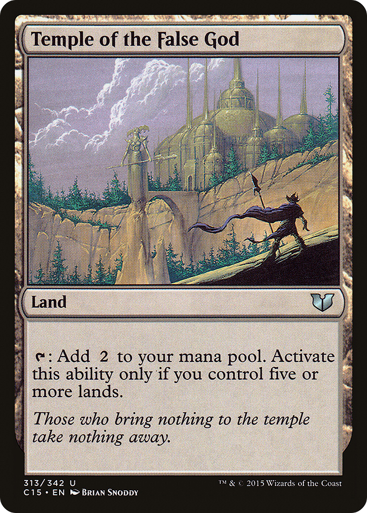 Temple of the False God (C15-313) [Commander 2015]