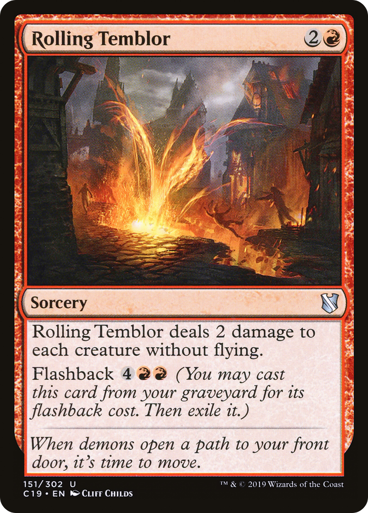 Rolling Temblor (C19-151) [Commander 2019]