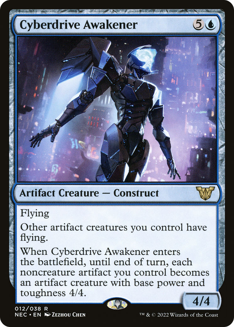 Cyberdrive Awakener (NEC-012) [Neon Dynasty Commander]