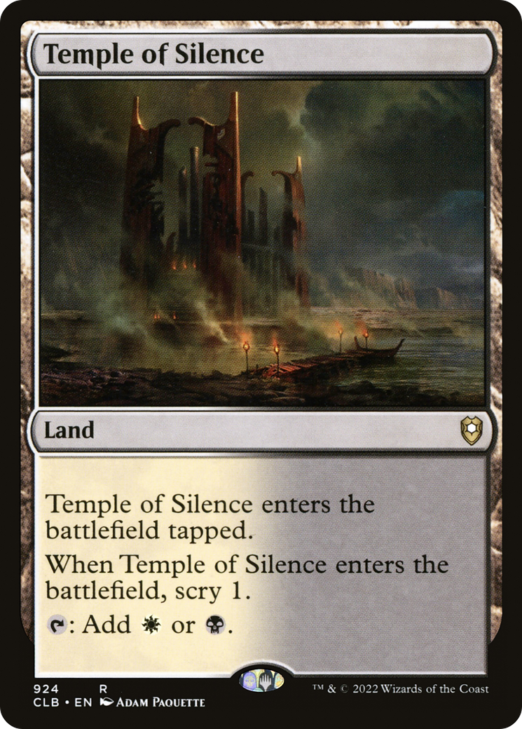 Temple of Silence (CLB-924) [Commander Legends: Battle for Baldur's Gate]