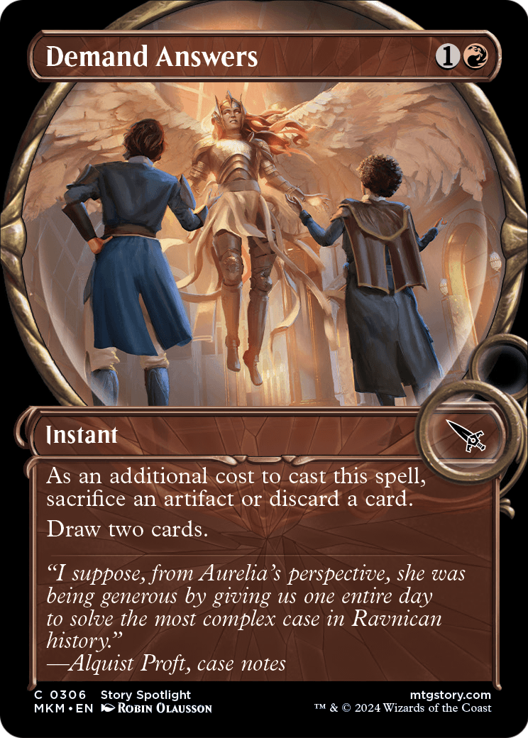 Demand Answers (Showcase) (MKM-306) [Murders at Karlov Manor] Foil