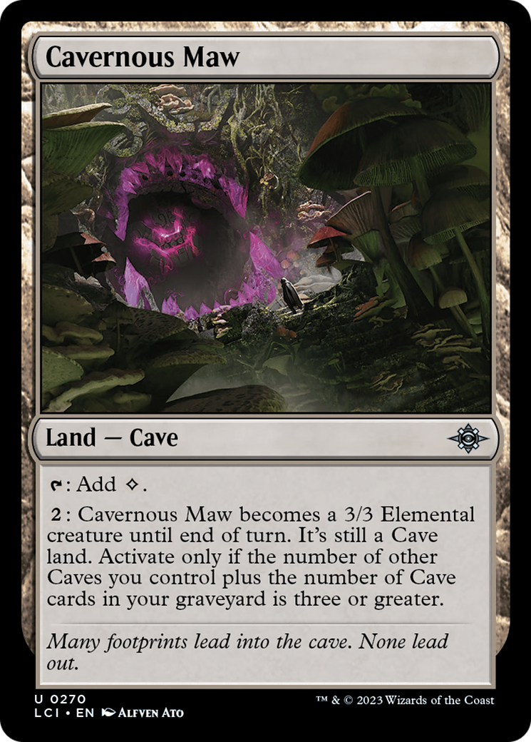 Cavernous Maw (LCI-270) [The Lost Caverns of Ixalan] Foil