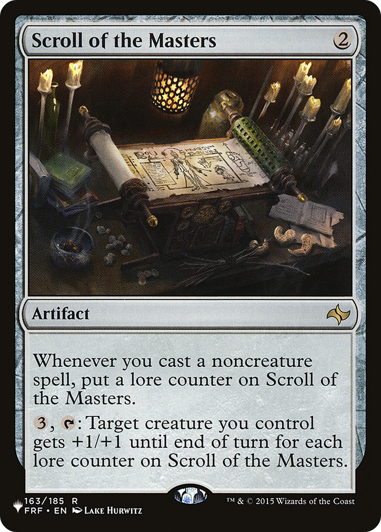 Scroll of the Masters (LIST-FRF-163) [The List]