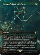Legolas's Quick Reflexes (Borderless) (Surge Foil) (LTC-537) [Tales of Middle-earth Commander] (Borderless) Foil