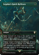 Legolas's Quick Reflexes (Borderless) (Surge Foil) (LTC-537) [Tales of Middle-earth Commander] Foil