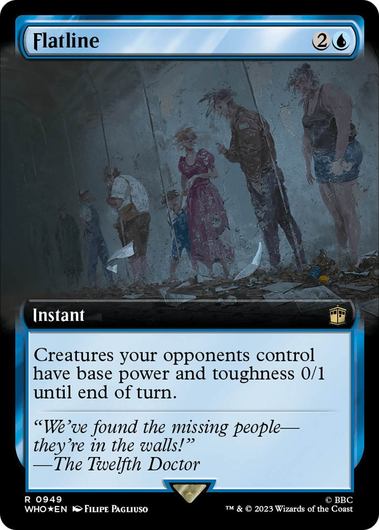 Flatline (WHO-949) [Doctor Who]: (Extended Art) Foil