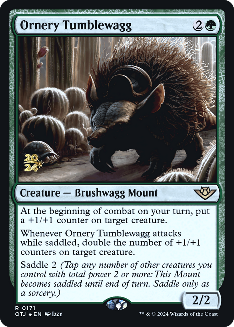 Ornery Tumblewagg (PRE-171S) [Outlaws of Thunder Junction Promos] Foil