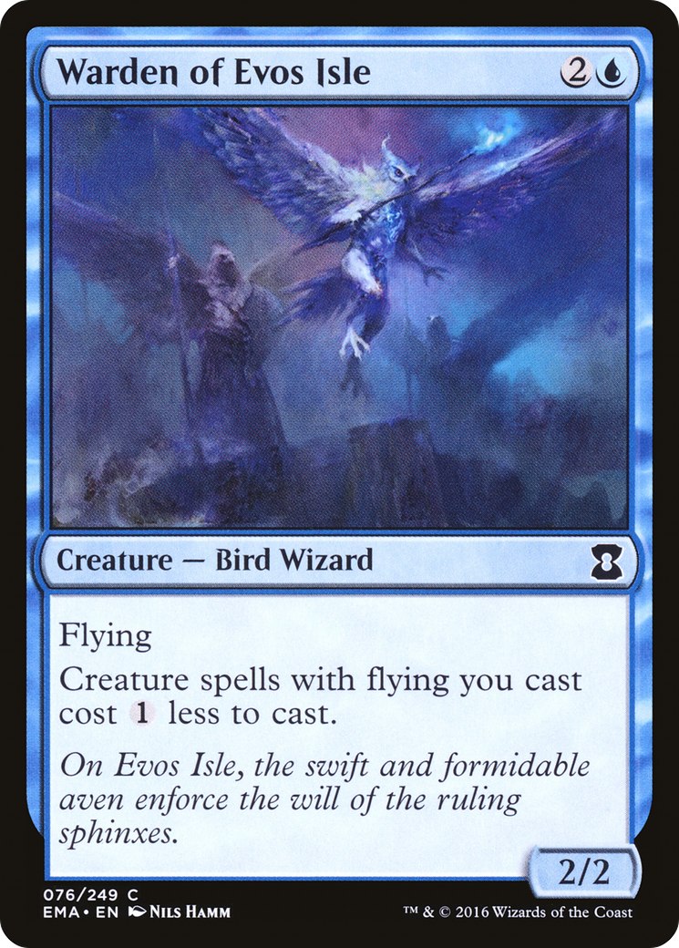 Warden of Evos Isle (EMA-076) [Eternal Masters] Foil