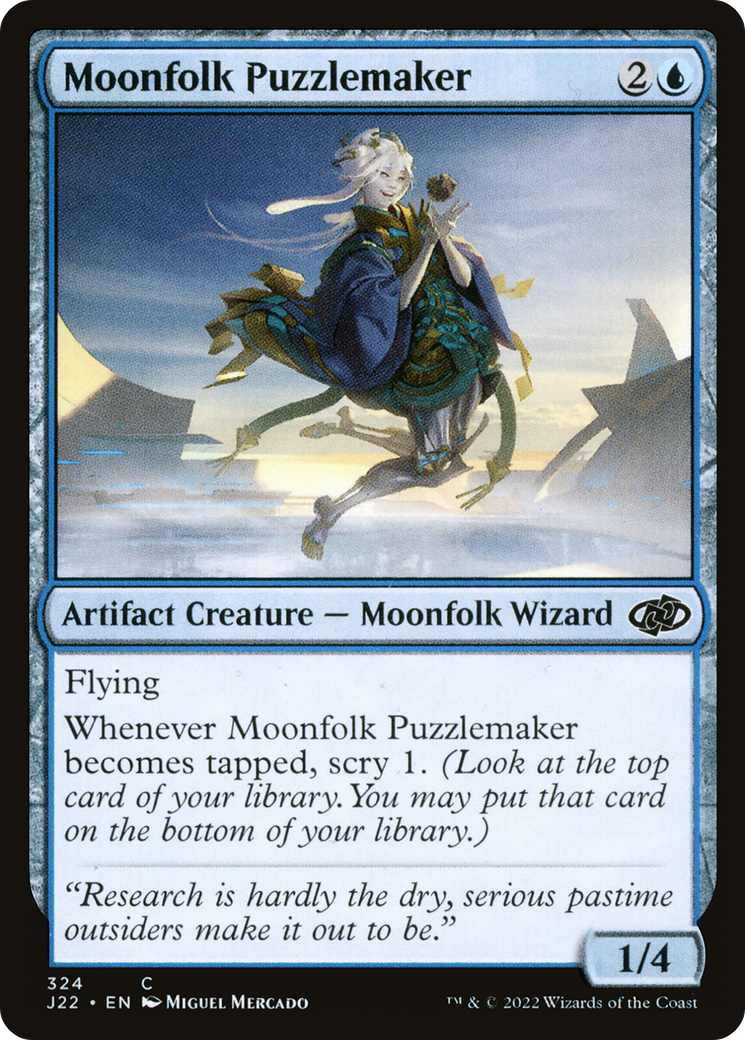 Moonfolk Puzzlemaker (J22-324) [Jumpstart 2022]