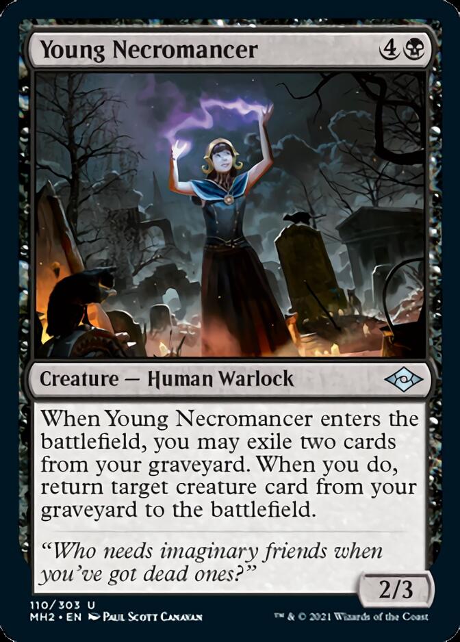 Young Necromancer (MH2-110) [Modern Horizons 2] Foil